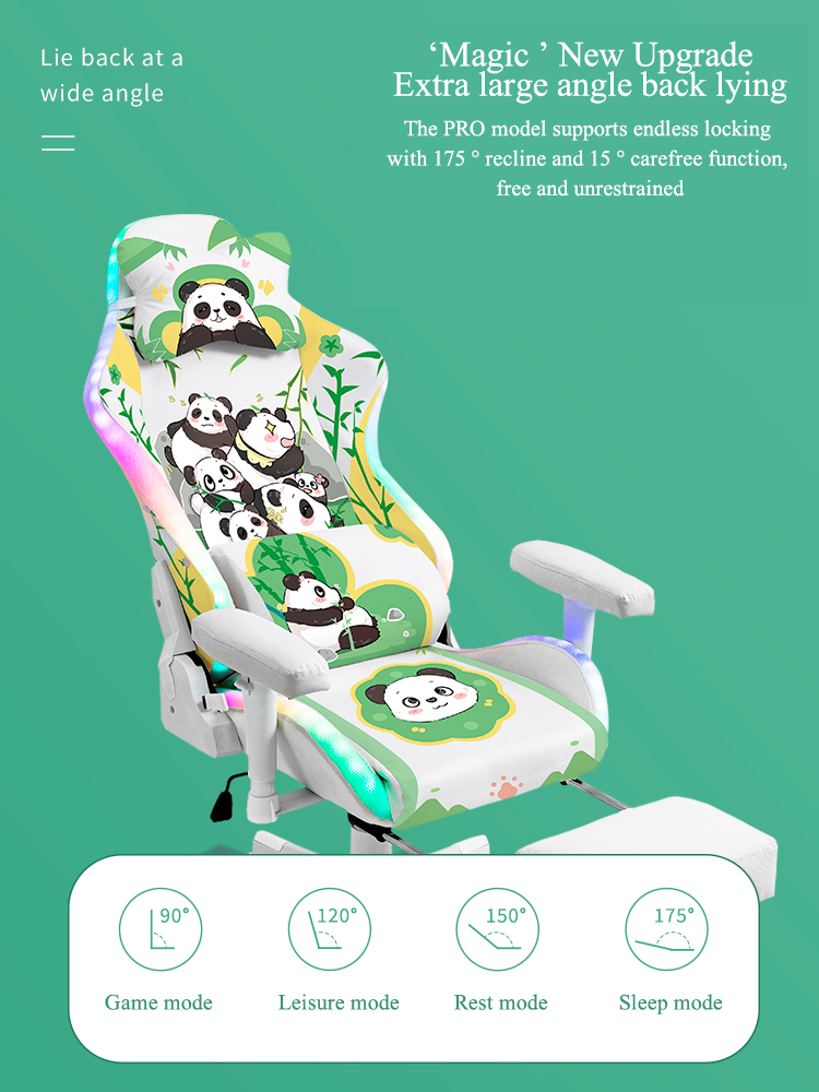 Panda gaming chair for girls 5 1